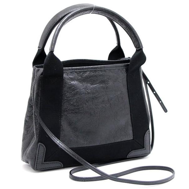 バレンシアガ BALENCIAGA ネイビーカバスXS 2WAYバッグ トートバッグ