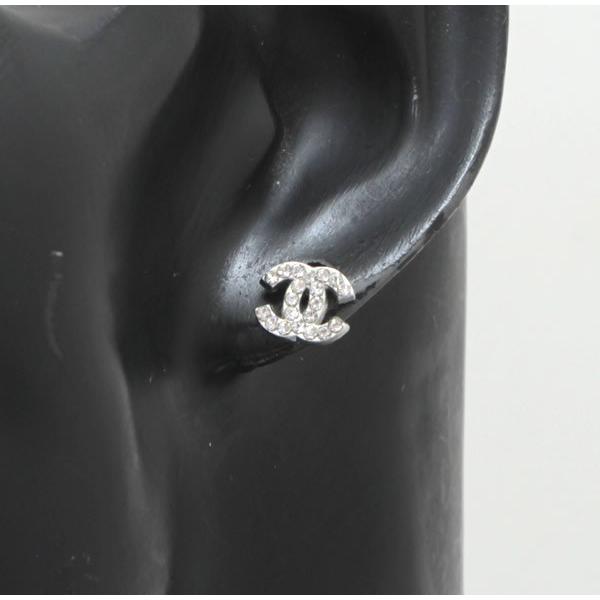 シャネル CHANEL ピアス シルバー シャネル ピアス CHANEL EARRING A96232 ココマーク メタル