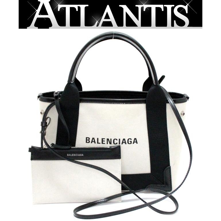 バレンシアガ BALENCIAGA ネイビーカバスXS 2WAY トートバッグ 