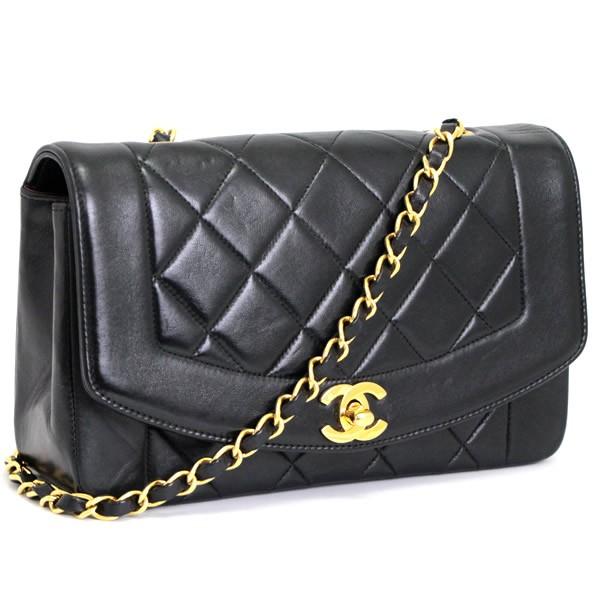 美品 シャネル CHANEL ダイアナ22 マトラッセ チェーンショルダー