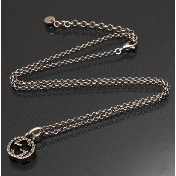 グッチ GUCCI インターロッキングG GGロゴ ネックレス シルバー SV925