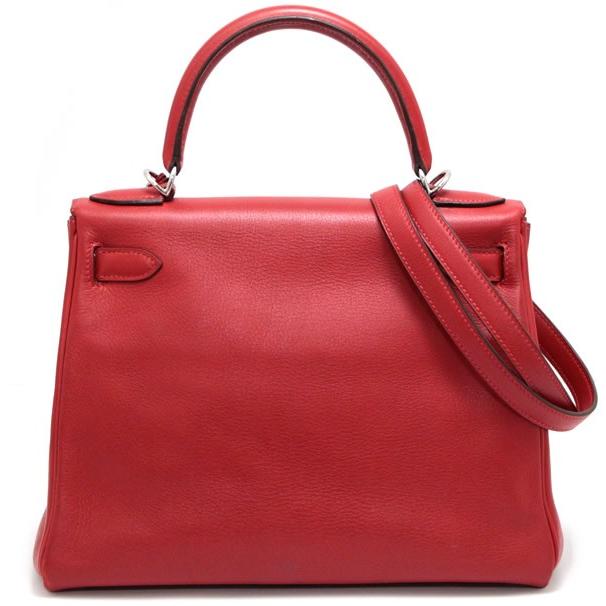 エルメス HERMES ケリー28 ハンドバッグ 2WAYバッグ エヴァーグレイン 