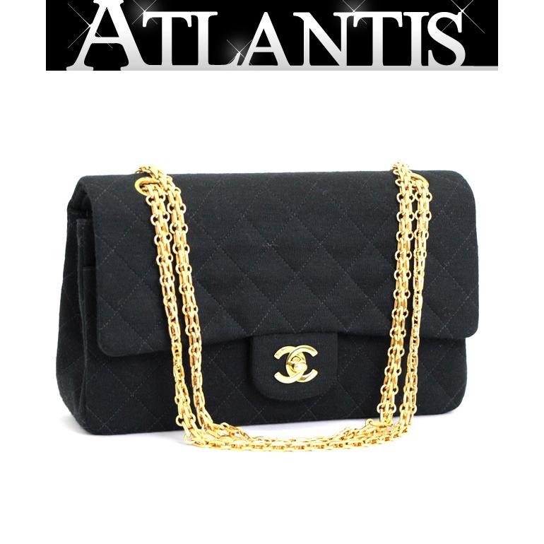 美品 シャネル CHANEL マトラッセ25 Wフラップ チェーンショルダー