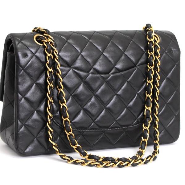 シャネル CHANEL マトラッセ25 Wフラップ チェーンショルダーバッグ