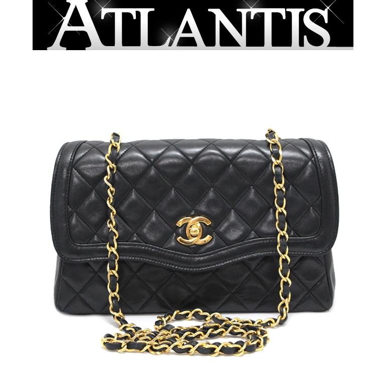 CHANEL マトラッセ チェーンショルダーバッグ ヴィンテージ マトラッセ シャネル CHANEL チェーン ショルダーバッグ ラムスキン