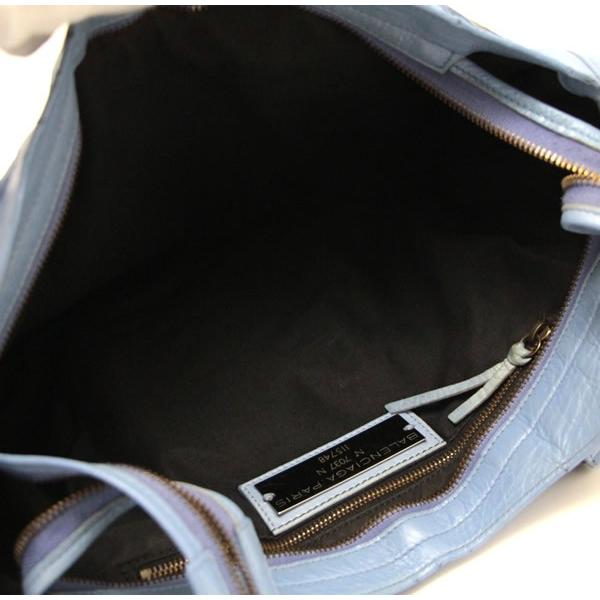 バレンシアガ BALENCIAGA ザ シティ 2WAYバッグ 115748 レザー ブルー
