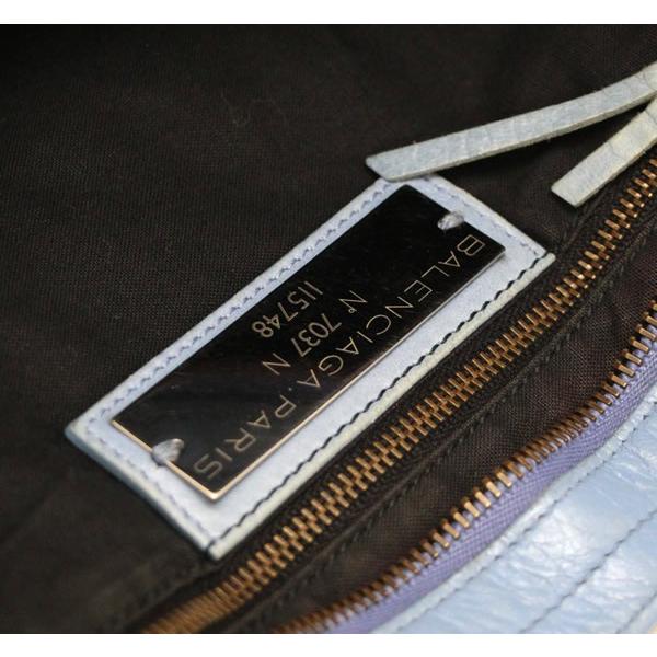 バレンシアガ BALENCIAGA ザ シティ 2WAYバッグ 115748 レザー ブルー
