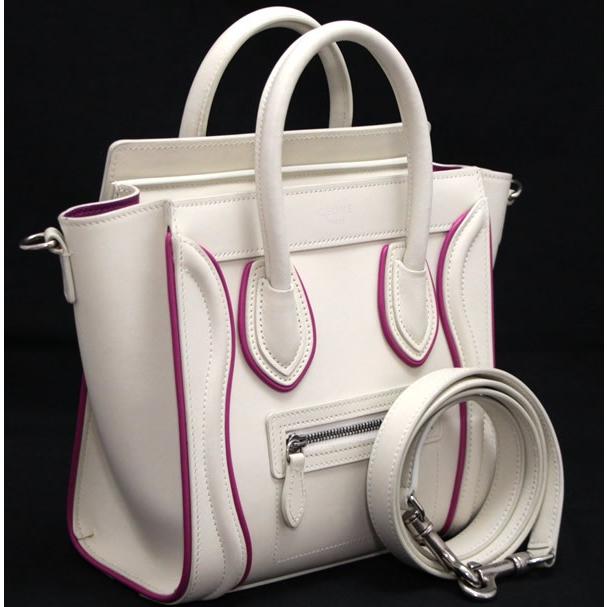 CELINE セリーヌ ラゲージ　ナノ　バイカラー CELINE セリーヌ ラゲージ ナノ バイカラー - メルカリ