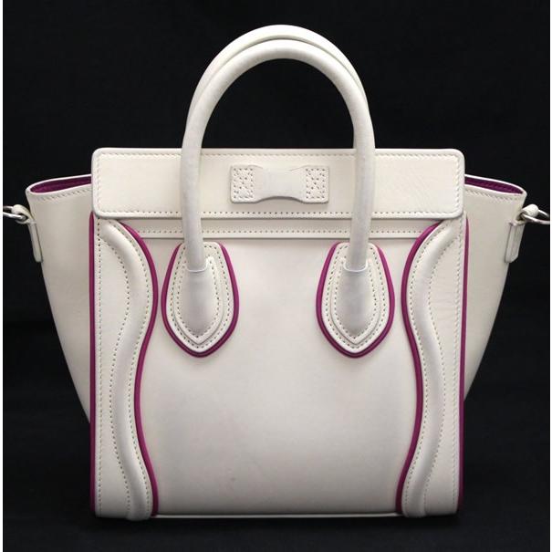 セリーヌ CELINE ラゲージ ナノショッパー 2WAYバッグ レザー バイ