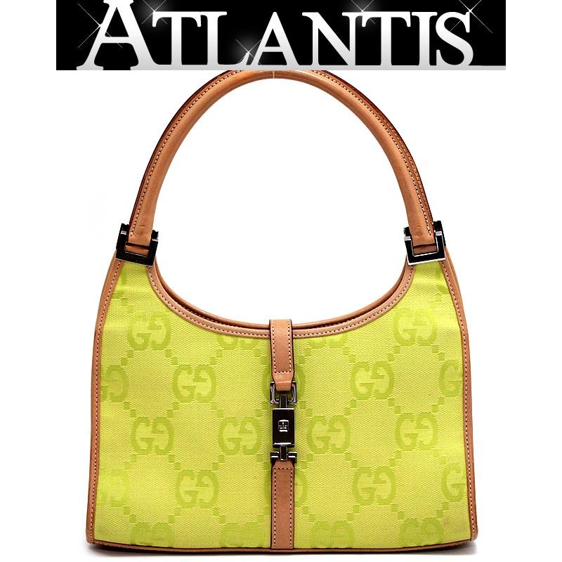 グッチ GUCCI ジャンボGG ジャッキー ハンドバッグ キャンバス×レザー