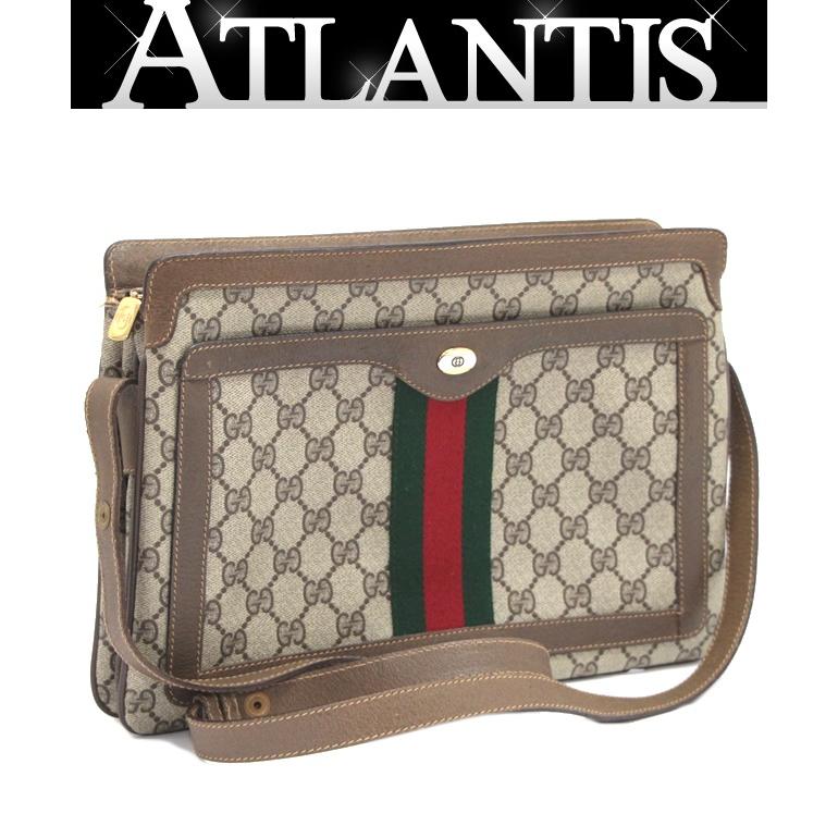 グッチ GUCCI オールドグッチ 紙タグ付き シェリーライン GG柄 ワン 