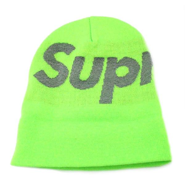 未使用 Supreme シュプリーム ニット帽 ビックロゴ ビーニー