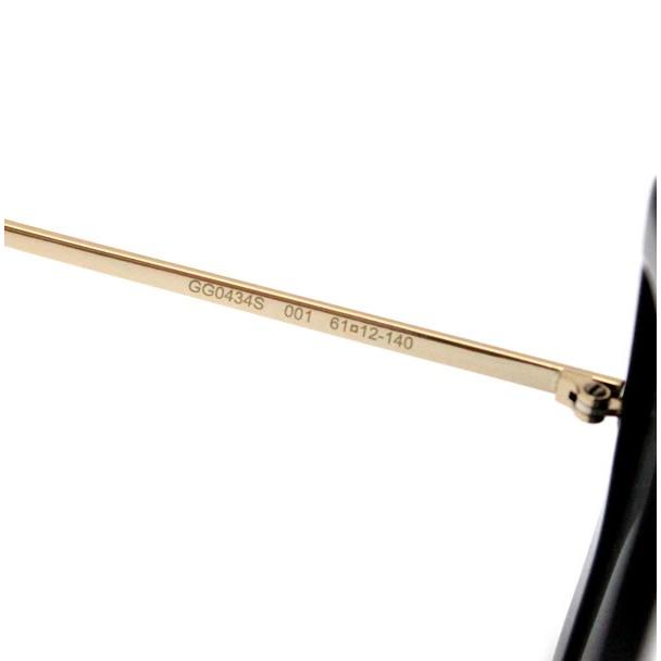 極美品 グッチ GUCCI サングラス インターロッキング 黒