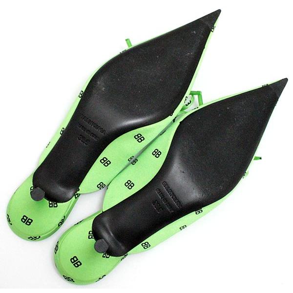 BALENCIAGA 3XL サンダル ロゴ スライド ミュール リボン