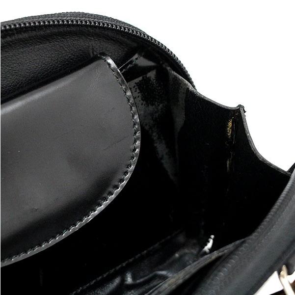 グッチ GUCCI バンブー ショルダー ミニハンドバッグ 2WAYバッグ 黒