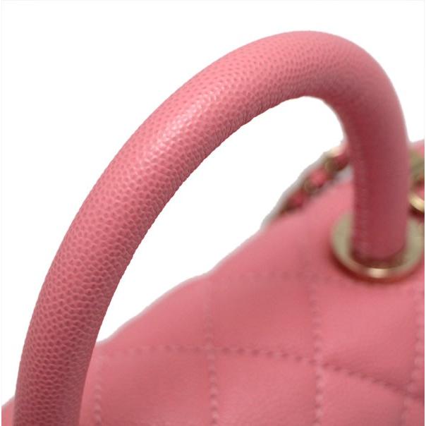 極美品 シャネル CHANEL マトラッセ ココハンドル 2WAYバッグ キャビア 