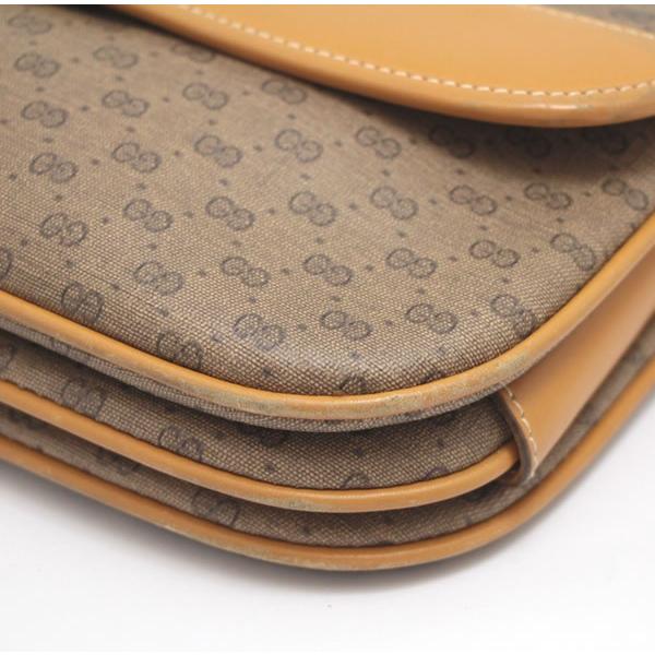 グッチ GUCCI オールドグッチ マイクロGG ショルダーバッグ ベージュ