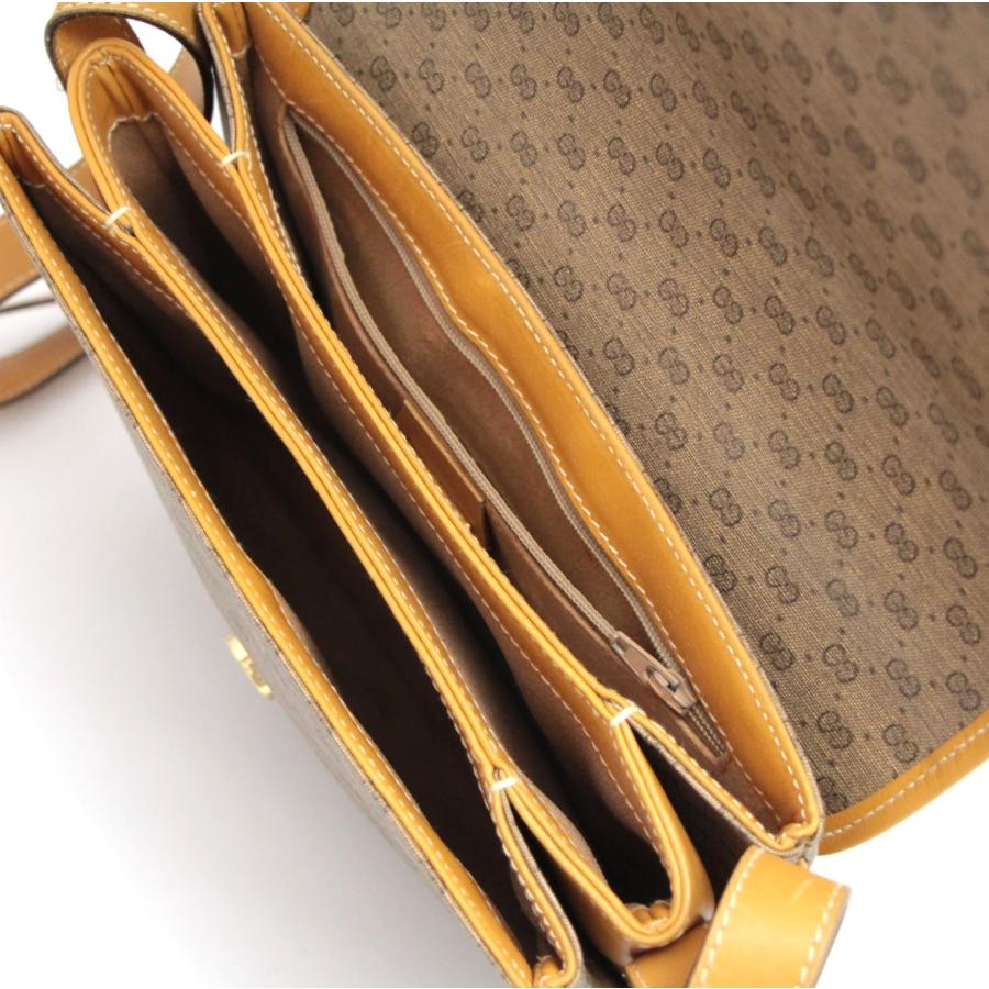 GUCCI　オールドグッチ　マイクロGGスプリーム　PVC　ストラップショルダー グッチ GUCCI オールドグッチ マイクロGG ショルダーバッグ ベージュ