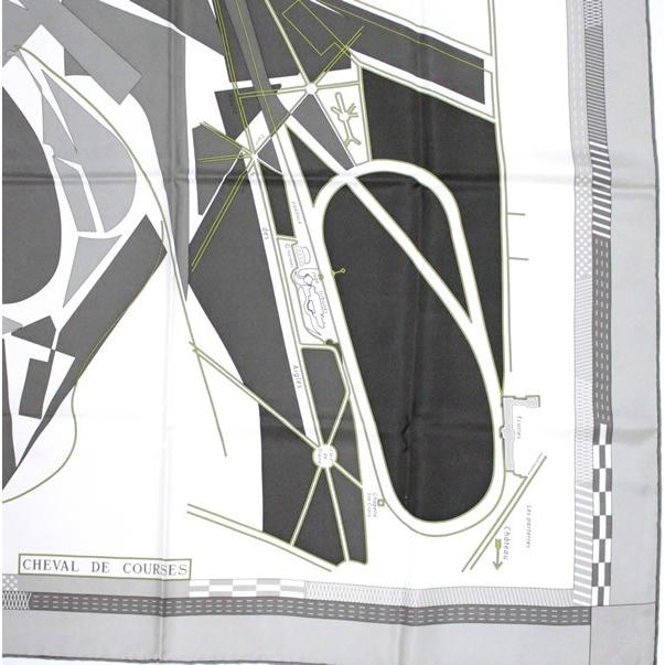 2503-69｜エルメス カレ90 スカーフ グレー CAVALCADOUR 2503-69｜エルメス カレ90 スカーフ グレー CAVALCADOUR 2503-69