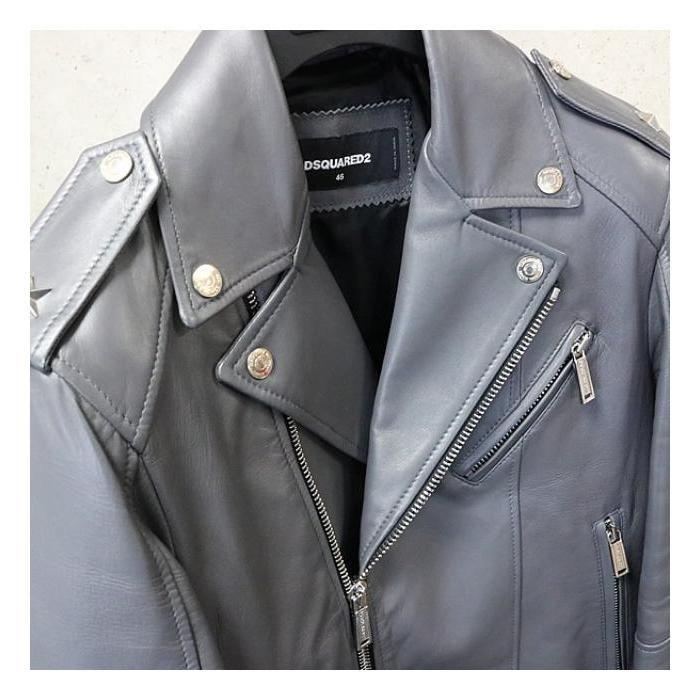 在庫処分大セール】極美品 ディースクエアード2 DSQUARED2 21AW レザー 