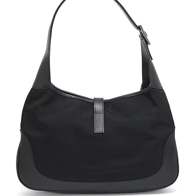 美品✨ GUCCI グッチ ジャッキー ワンショルダーバッグ ブラック 黒 グッチ GUCCI ジャッキー ワンショルダーバッグ ナイロン×レザー 黒