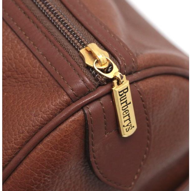 バーバリー BURBERRY ミニボストンバッグ ヴィンテージ レザー