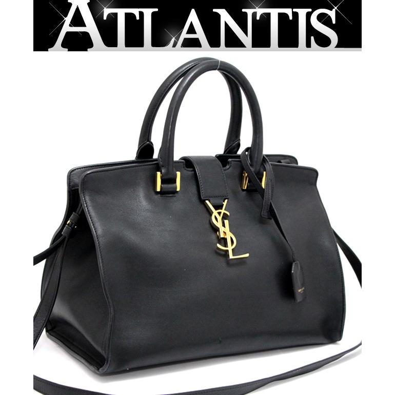 サンローランパリ SAINT LAURENT PARIS プチカバス 2WAYバッグ レザー 
