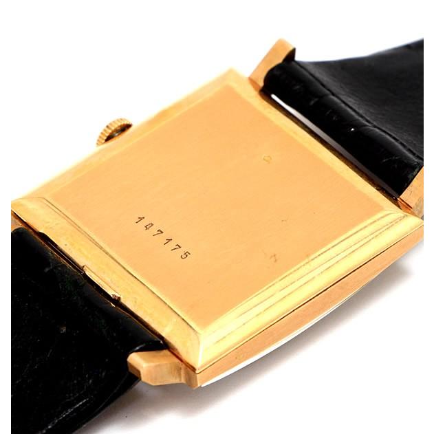 在庫処分大セール】美品 ゼニス ZENITH アンティーク 18K スクエア 手