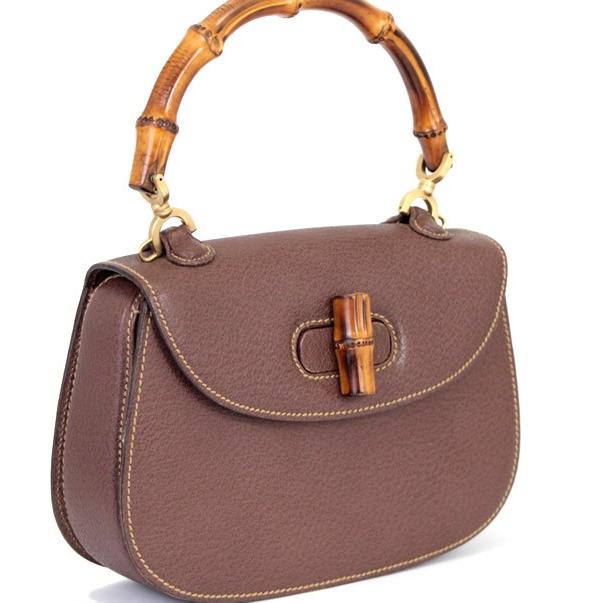 美品　GUCCI グッチ　バンブー　ハンドバッグ　レザー　S841 在庫処分大セール】 グッチ GUCCI バンブー ハンドバッグ スモール