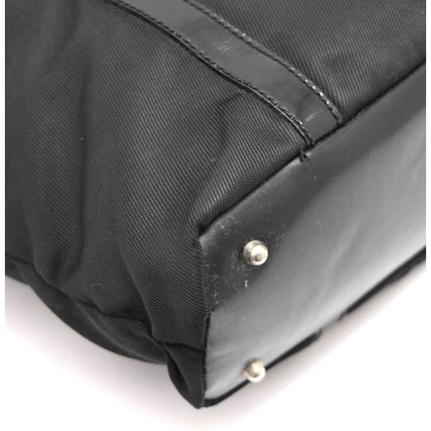グッチ GUCCI バンブー トートバッグ ナイロンキャンバス 黒 【67778