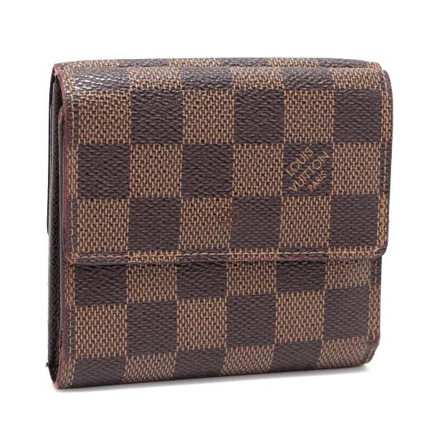 【微美品】LOUIS VUITTON ルイヴィトン　折り財布　ダミエ　Wホック 廃盤モデル✨ルイヴィトン折財布ポルトフォイユ エリーズダミエW