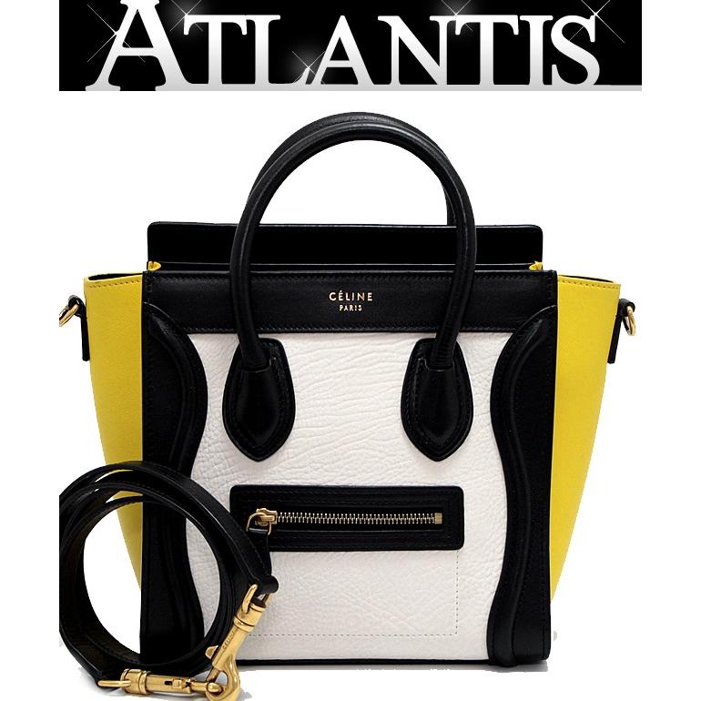セリーヌ CELINE ラゲージ ナノショッパー 2WAY ハンドバッグ  