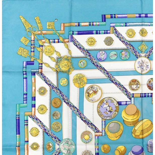 エルメス HERMES カレ90 Petite main お針子さん 大判スカーフ シルク