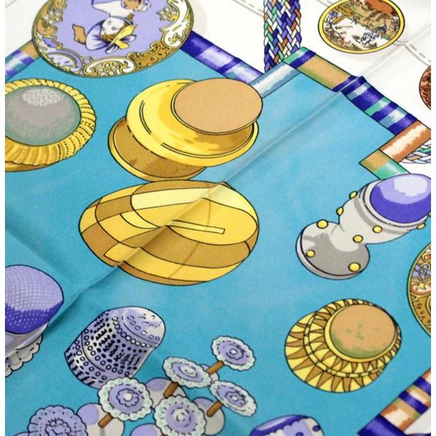 エルメス HERMES カレ90 Petite main お針子さん 大判スカーフ シルク