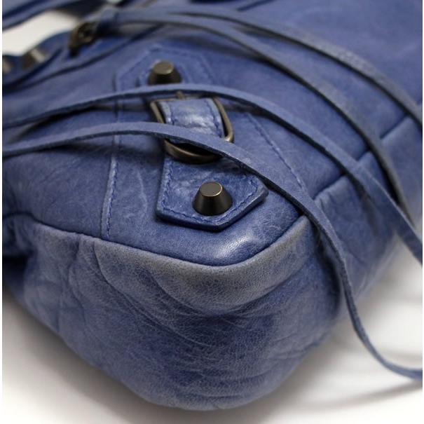 バレンシアガ BALENCIAGA ザ ファースト ブルー 2way ミラー付き バレンシアガ BALENCIAGA ザ・ファースト ハンドバッグ 2WAY