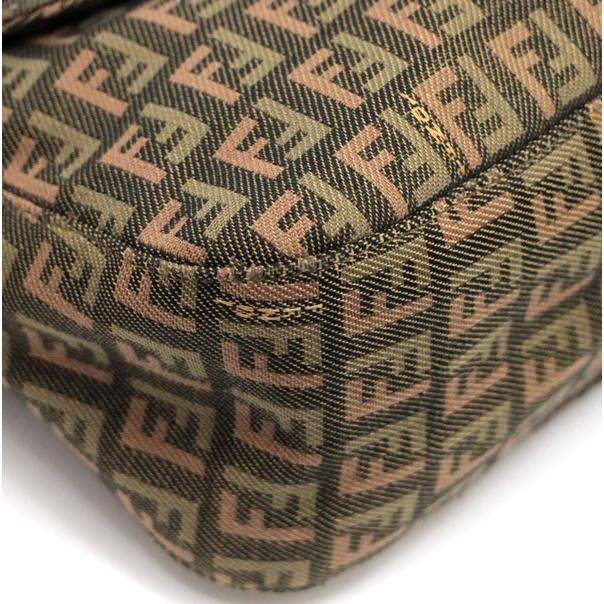 フェンディ FENDI マンマバケット ズッキーノ柄 ショルダーバッグ