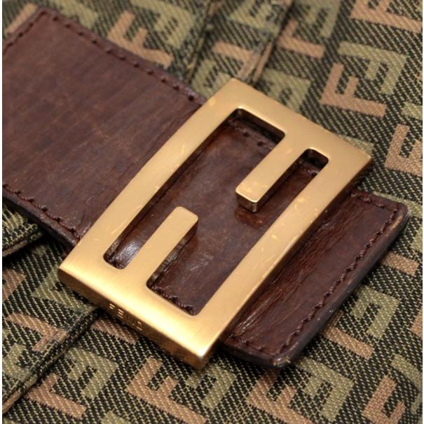 フェンディ FENDI マンマバケット ズッキーノ柄 ショルダーバッグ