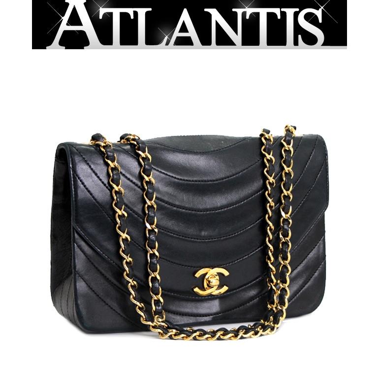 CHANEL ヴィンテーマトラッセショルダー シャネル CHANEL ヴィンテージ マトラッセ22 チェーンショルダーバッグ