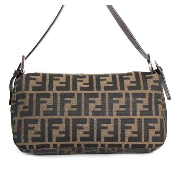 フェンディ FENDI マンマバケット ズッカ ショルダーバッグ キャンバス