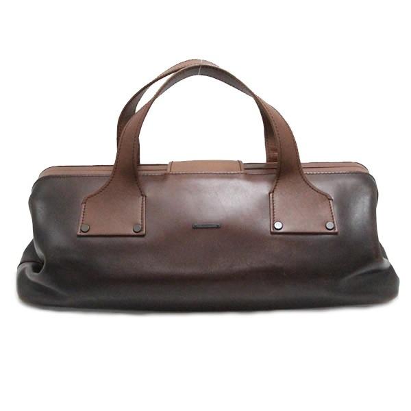 グッチ GUCCI ドクターズバッグ 横長 ハンドバッグ レザー 104992