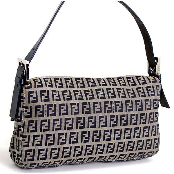 美品 フェンディ FENDI マンマバケット ズッキーノ ショルダーバッグ 