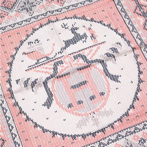 エルメス HERMES カレ90 Au coin du feu 暖炉のそばで シルク100