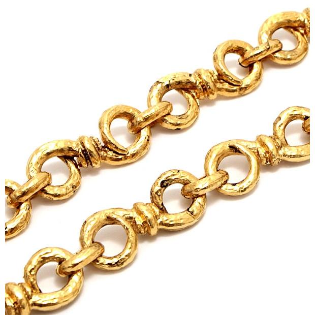 美品　yves saint laurent ゴールド チェーンネックレス レア！美品 イヴサンローラン YVES SAINT LAURENT ヴィンテージ