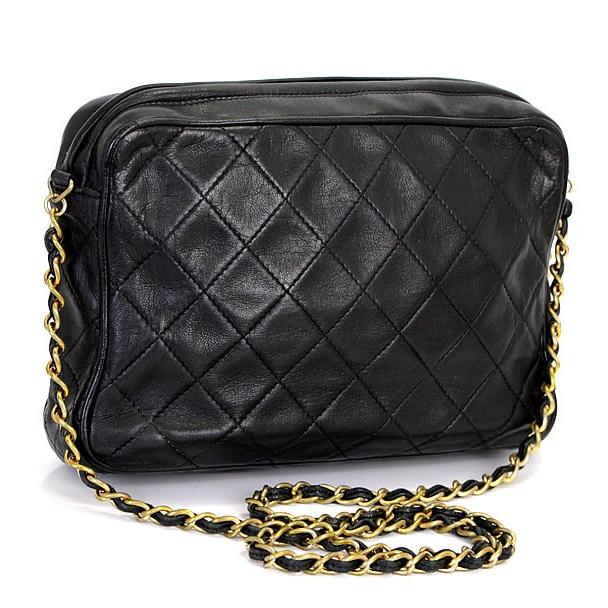 美品 シャネル マトラッセ フリンジ　ショルダーバッグ　ラムスキン ブラック　黒 シャネル マトラッセ ラムスキン チェーンショルダーバッグ