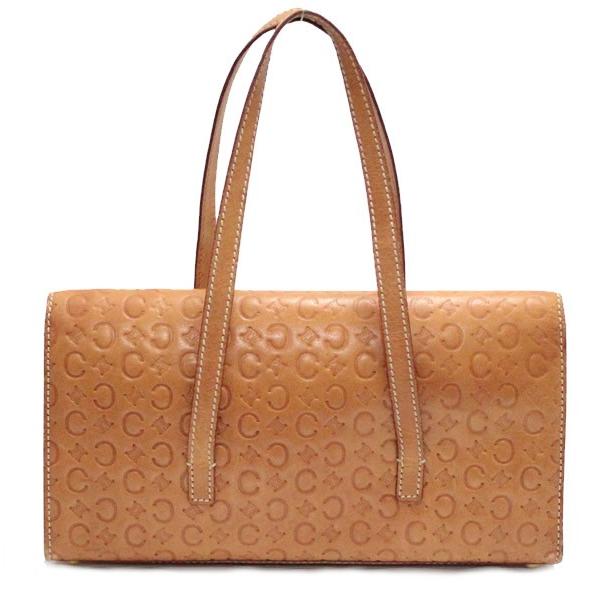 セリーヌ CELINE ヴィンテージ Cマカダム ハンドバッグ ヌメ革
