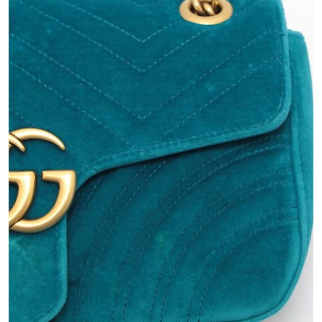 グッチ GUCCI GGマーモント キルティング チェーンショルダー