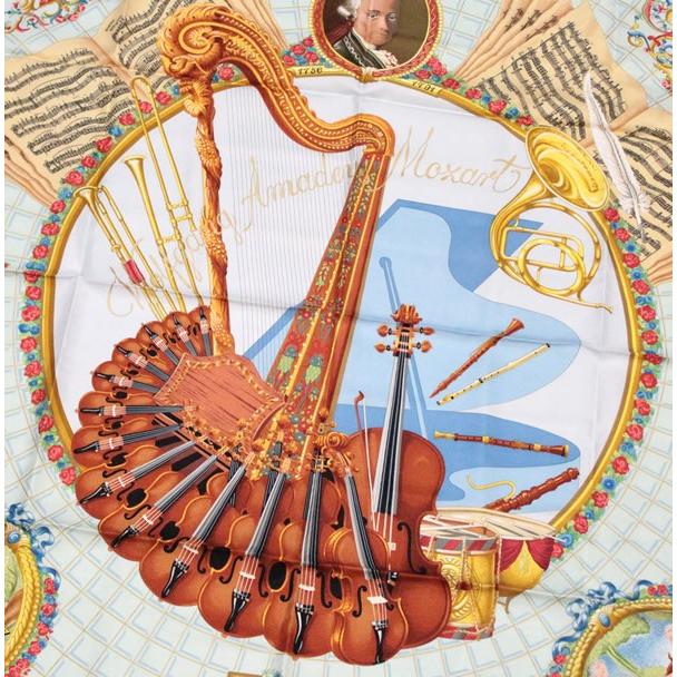 エルメス HERMES カレ90 Wolfgang Amadeus Mozart モーツァルトへの