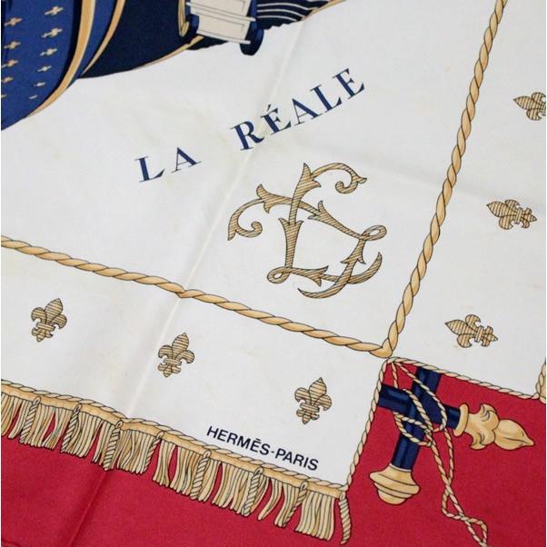 エルメス HERMES カレ90 VUE DU CARROSSE DE LA GALERE REALE クイーン