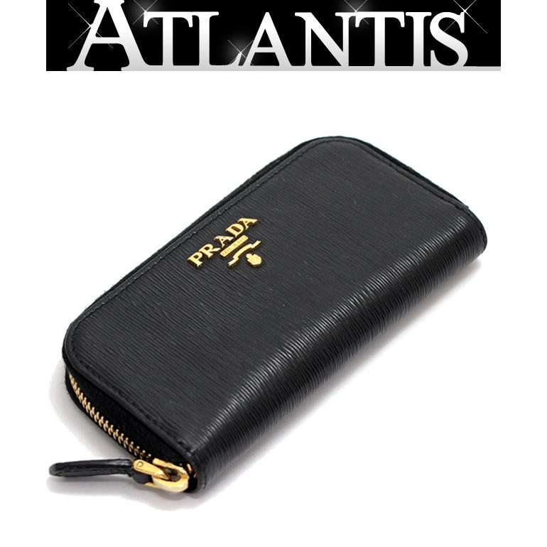 プラダ PRADA 6連キーケース レザー 黒 1PG604 【69057】 : atlantis