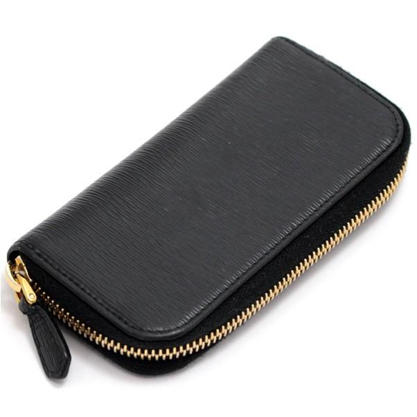 プラダ PRADA 6連キーケース レザー 黒 1PG604 【69057】 : atlantis